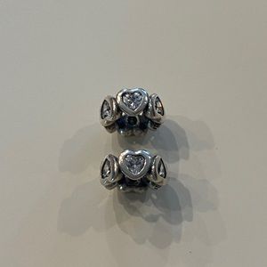 Pandora Charms Heart Spacers